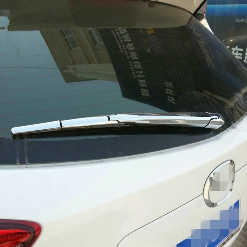 

ABS chrome rear tail wiper cover for 2013 14 15 MAZDA CX-5,car-styling window wipe trim plastic plating decorate cover stickers