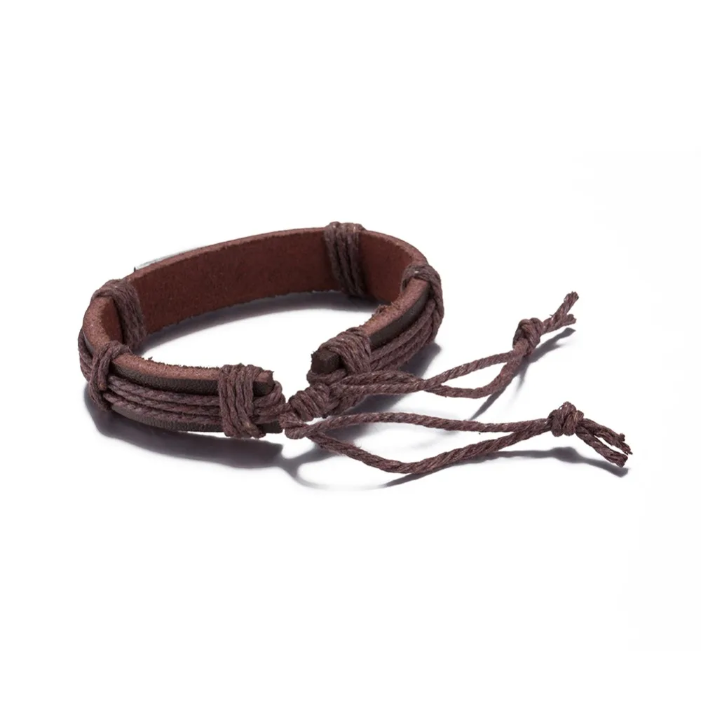 

Fashion fashion retro leather cowhide Women bracelet Jewelry Bohemian style Bangle