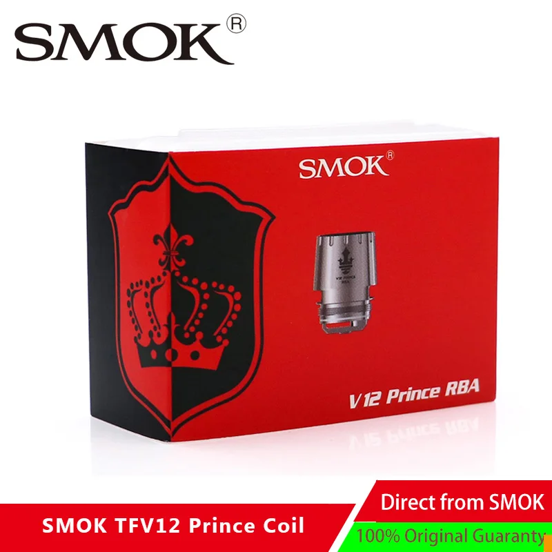 Оригинальный распылитель SMOK TFV12 Prince RBA 0 25 Ом сменный головка катушки для Tank x priv