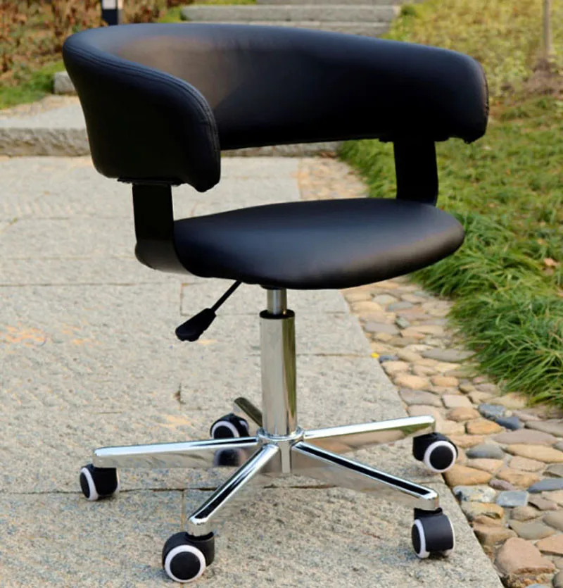 Модное кресло для офиса PU кожаное сиденье газовый подъемник поворотный стул
