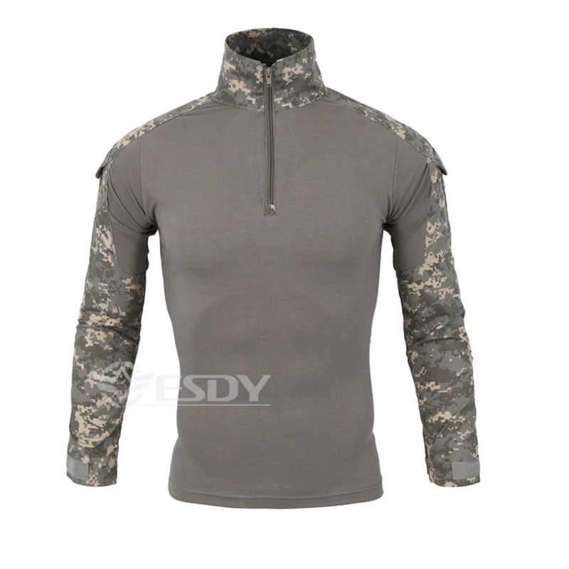 

Camouflage Military Uniform Combat Shirt Cargo Multicam Airsoft Paintball Militar Tactical Clothing