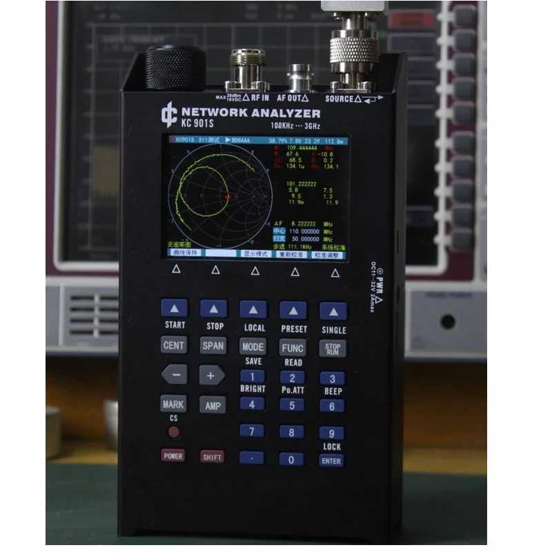 LY-KC901S вектор анализатор сети телевизионные антенны подачи анализ спектра Поле Прочность РФ мультиметр КСВ стоящая волна тесты