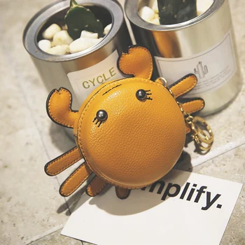 

Bag for women 2020 new cute cartoon coin purse small crab handbags pendant fashion keychain mini bag original attractive young