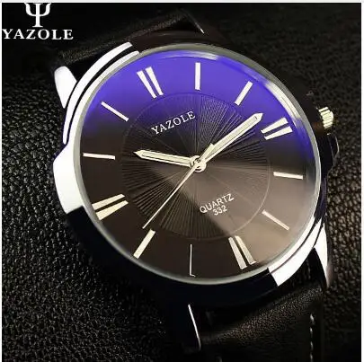 YAZOLE 2019 модные кварцевые часы мужские от лучшего бренда Роскошные деловые