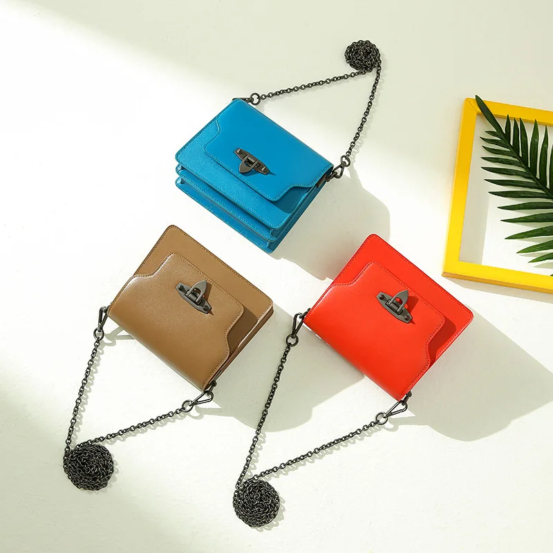 

2019 Spring Trend Fashion Famous Designer Handbags Genuine Leather Women Bag on A Chain Bolsos Mujer De Marca Famosa