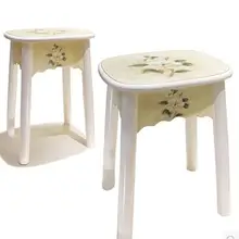 Сводный журнал для обеденного стула. 48. см. Стол из массивной древесины стула. Усиленный круглая скамейка