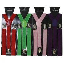 Для женщин мужские 2,5 см в ширину вечерние Золотая, серебряная, блестящая металлическая подтяжки для вечерние фестиваль