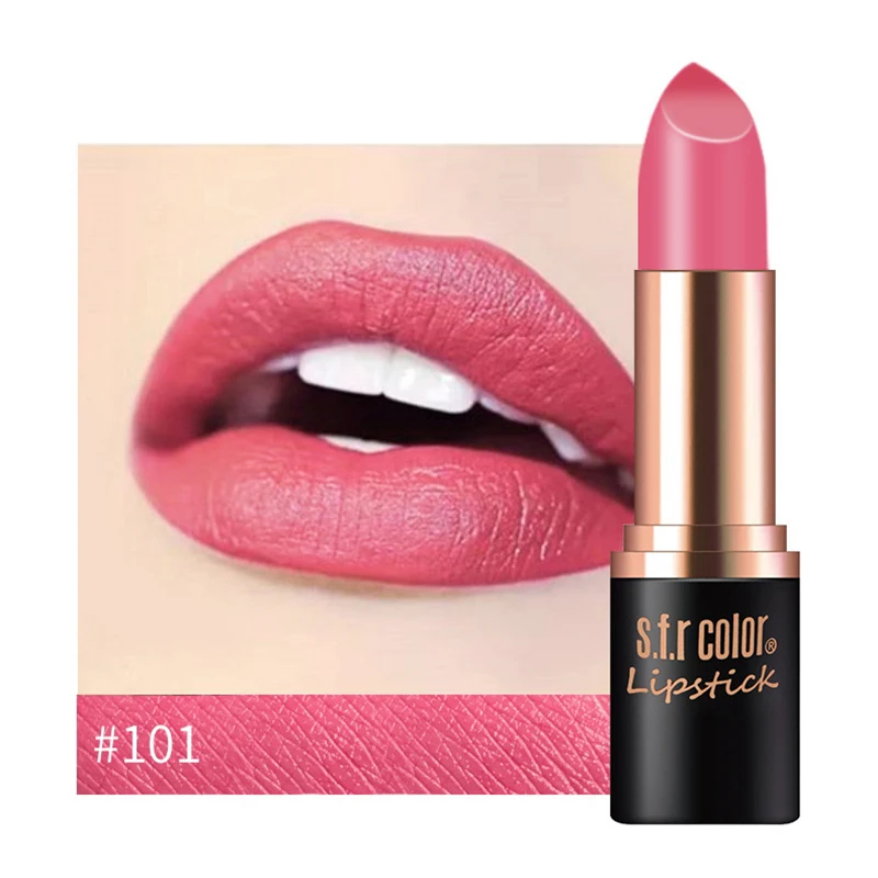 New Matte Lipstick 12color Easy To Wear Waterproof Long-lasting Matte Lip Gloss Lipstick Lady Sexy Lipstick Lip Balm TSLM2