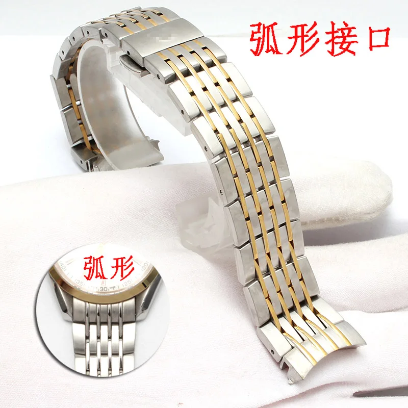 Подходит для часов Omega с твердой стальной оригинальной серией бабочка муха/гиппокамп/супер мужской ремешок 20 мм