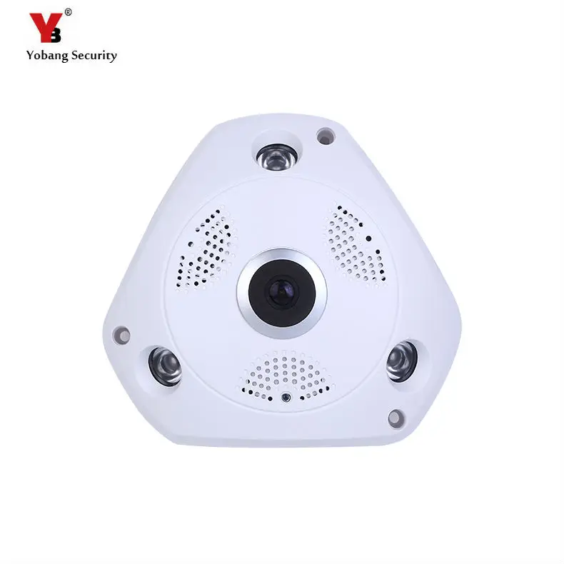 

Yobang Security 3D fisheye 360 degree panoramic camera wireless WIFI HD VR night vision IP camera surveillance camera