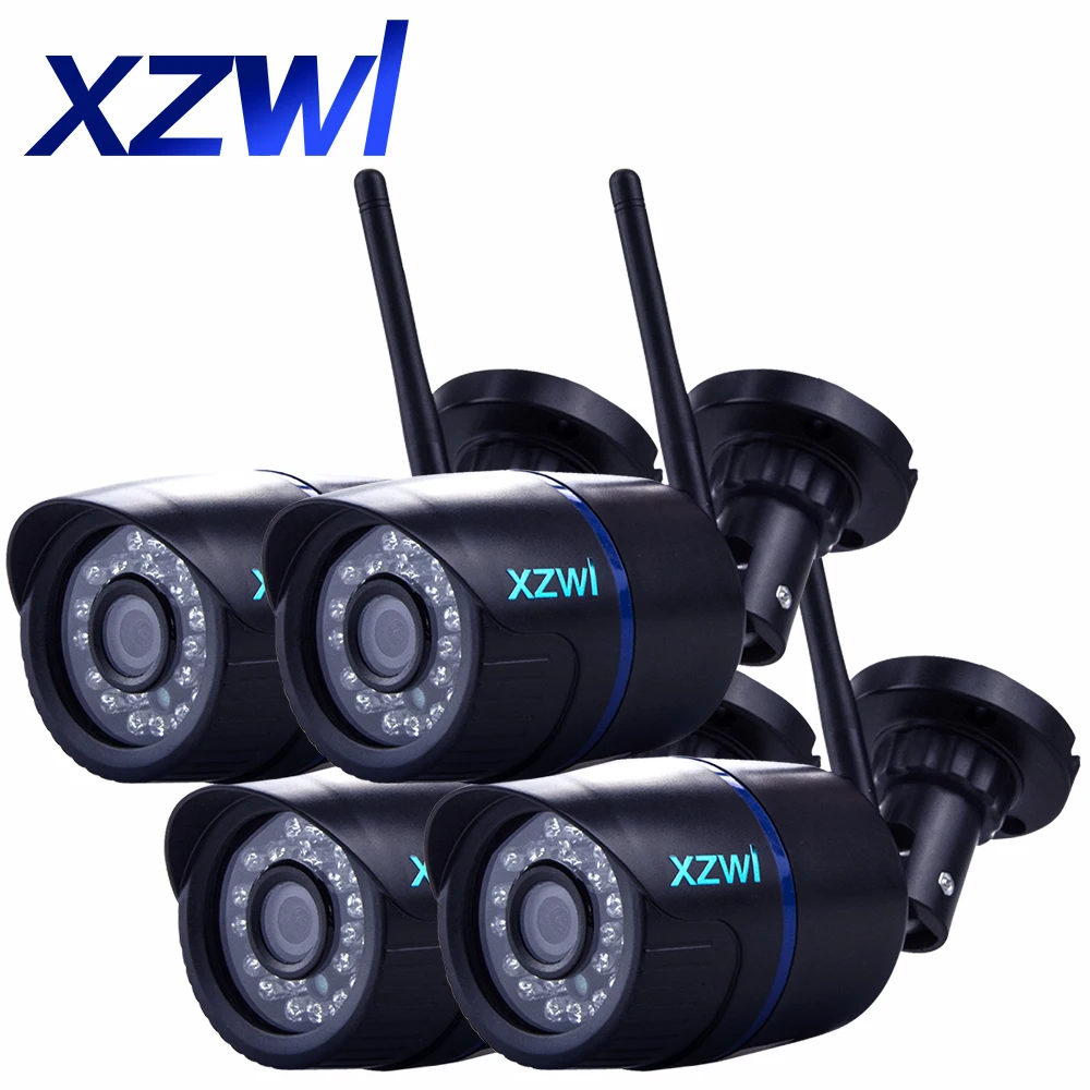 4 PCS 720P HD IP Camera WIFI Onvif 2 4 P2P font b Smartphone b font