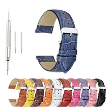 Ontheleaver Premium Crocodile Embossed Leather Watch Band Mens or Womens Croc Strap croc embossed winged bag