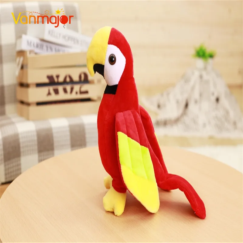 Игрушка плюшевая в виде попугая ара 20/25 см|plush toys|parrot plush toytoy stuffing |