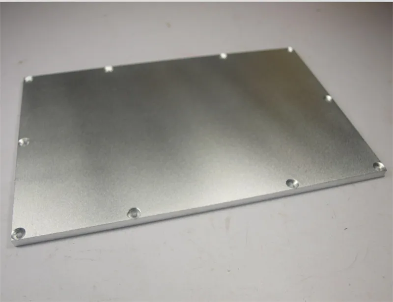 

super flat 6 mm Aluminum alloy Buildplate for MK Replicator Wanhao Flashforge CTC 3 D printer