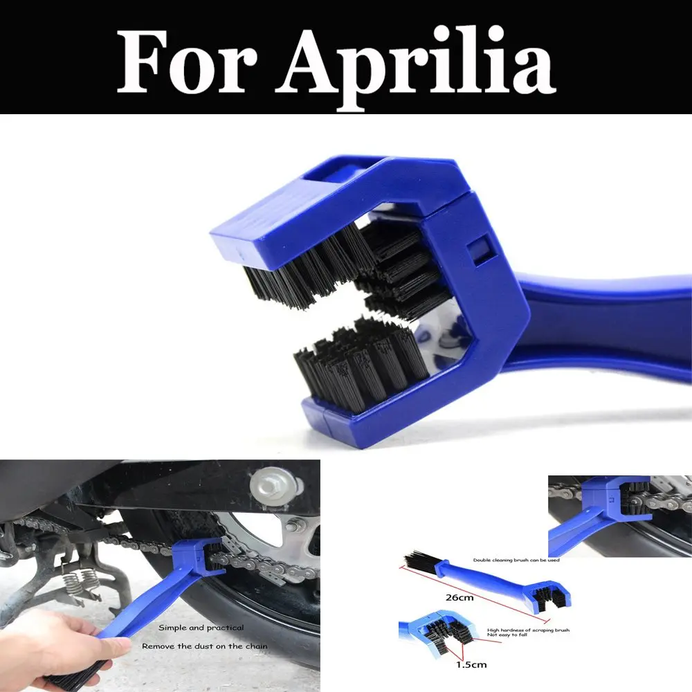 

Motorcycle Chain Cleaning Brush Cycling Bike Bicycle Chain Cleaning Clean For Aprilia Scarabeo 500 Shiver 750gt Sm750 Srv 850