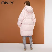 Только женский Зимний с капюшоном длинный пуховик мульти-карман дизайн рукав реглан пуховик женский зимний | 118312575