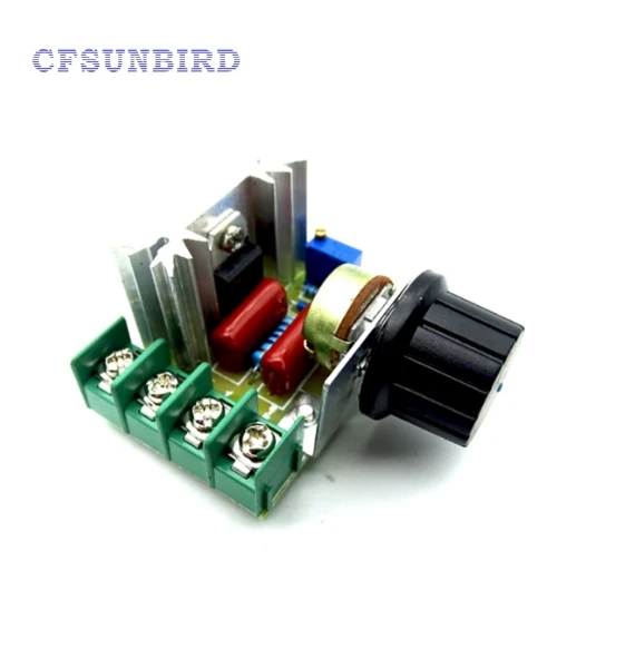 

CFSUNBIRD Smart Electronics 220V 2000W Speed Controller SCR Voltage Regulator Dimming Dimmers Thermostat