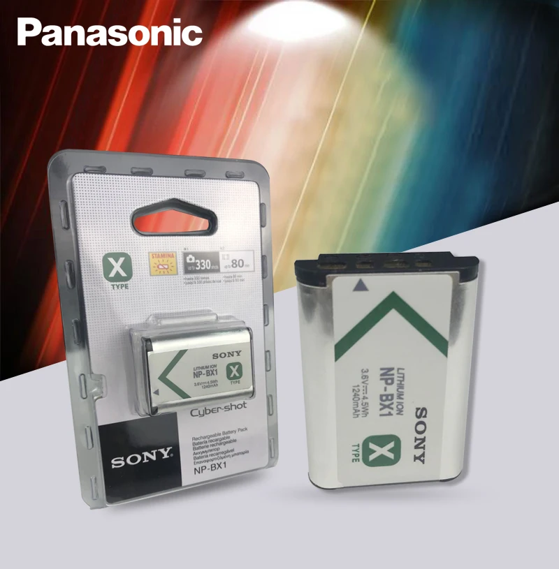 

Sony Original NP-BX1 NP BX1 Camera Battery pack DSC RX1 RX100 M3 M2 RX1R WX300 HX300 HX400 HX50 HX60 GWP88 PJ240E AS15 WX350