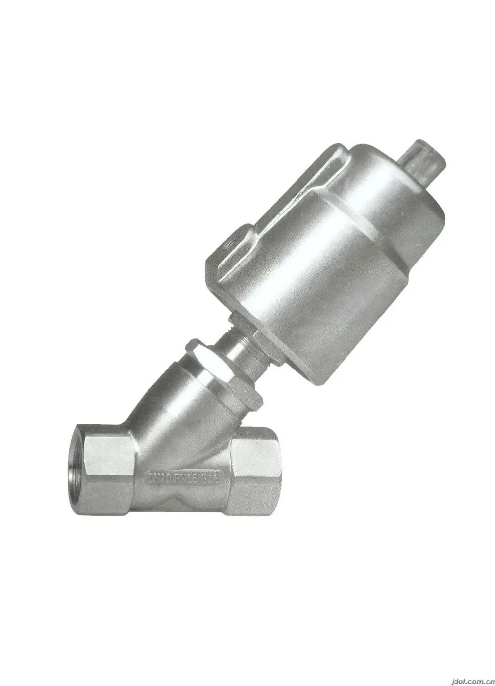 

2'' All Stainless Steel Piston Operated Angle Seat Valve Model JZF-50S