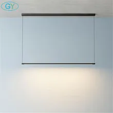 Скандинавский светодиодный светильник с длинным островом, минималистичный художественный светодиодный светильник для кухни, столовой, ресторана, бара, домашнего стола, освещения