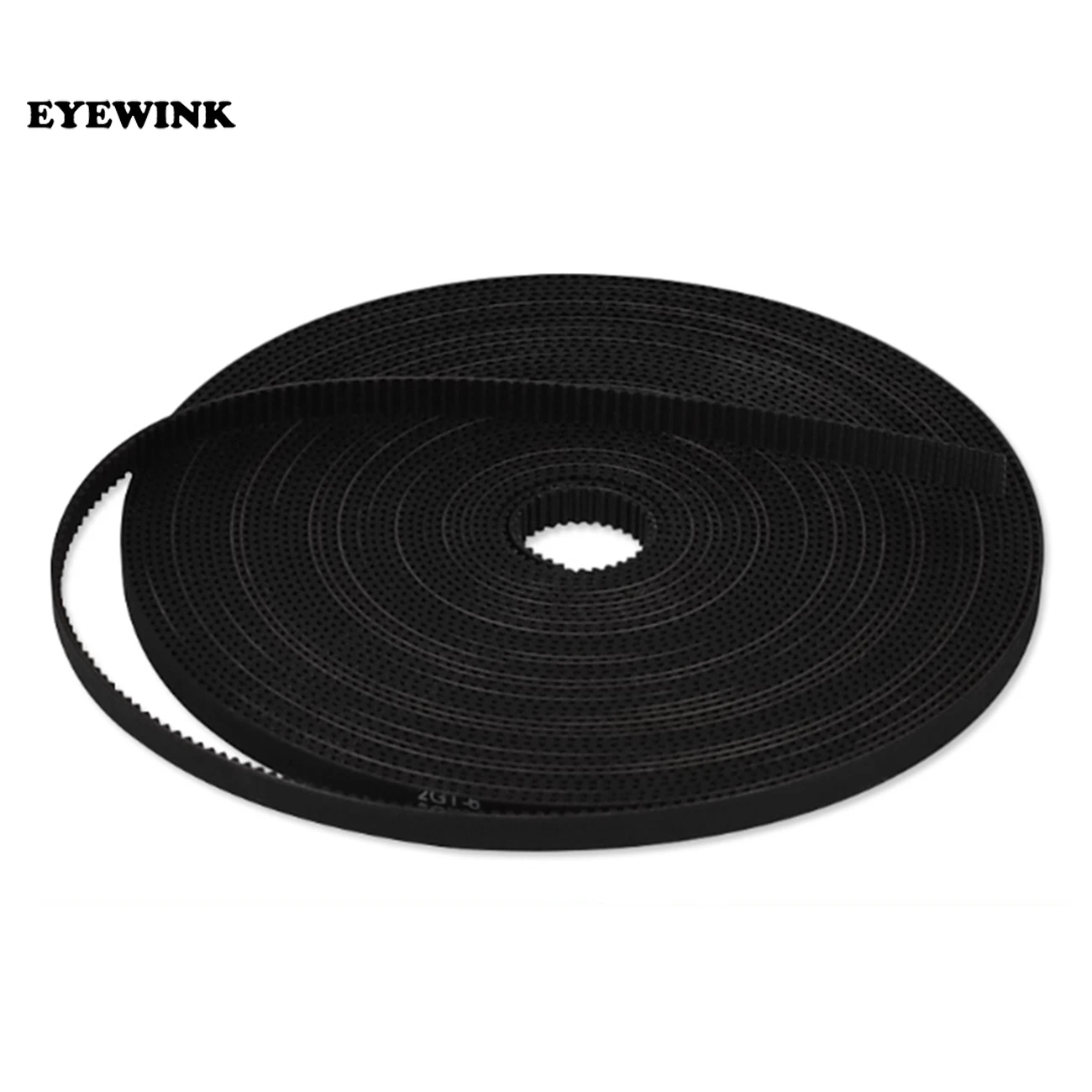 

100M/lot PU with Steel Core GT2 Belt Black Color 2GT Timing Belt 6mm/10mm Width for 3d printer Free Shipping