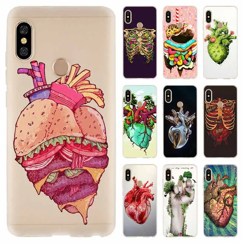

human body figure Cover For Xiaomi Redmi Note 7 6 5 4 3 pro Case for Redmi 6a s2 5a 5 Plus 4a 4x 3 Pro