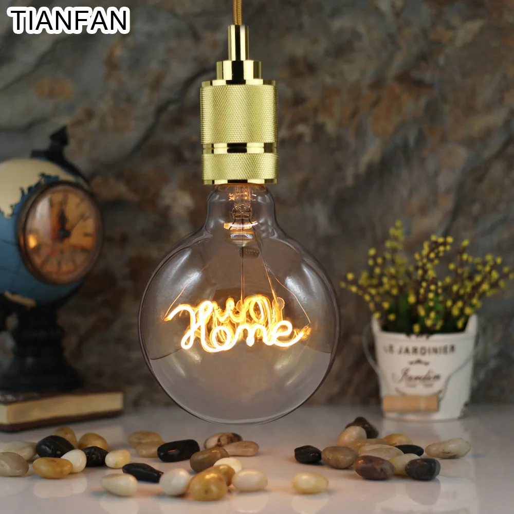TIANFAN Globe винтажные светодиодные лампы 4 Вт Эдисона лампа домашняя Светодиодная