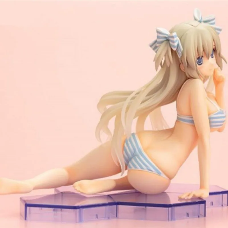 

14CM One Piece Hot Anime Figure Black Label Black Announced Lizi HuoEn ShiTaiYin in Bathing Suit in the Water Position PVC