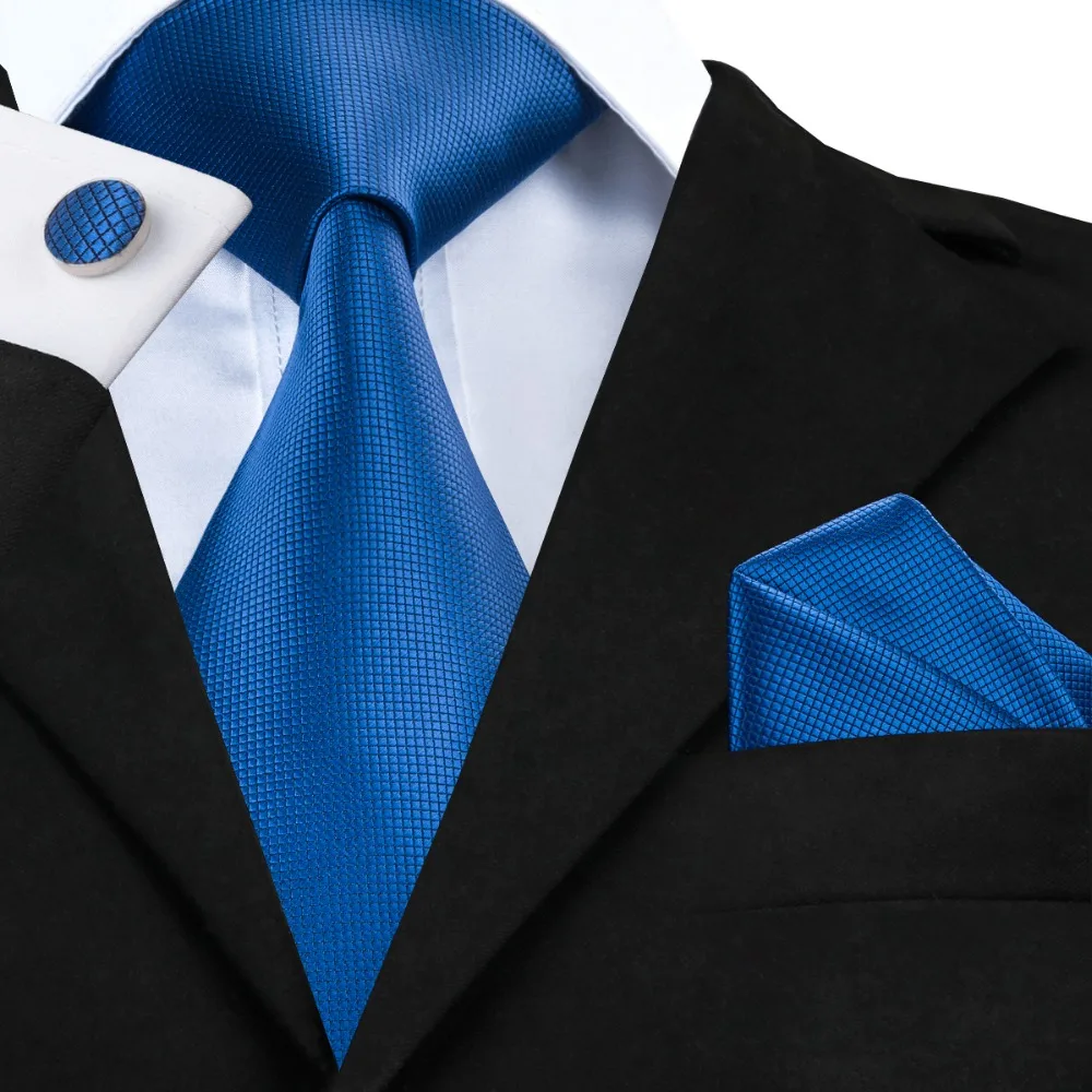

SN-429 Men's Quality Silk Neckties Pocket Hanky Cufflinks Sets for Handsome Men Wedding Party Free Shipping