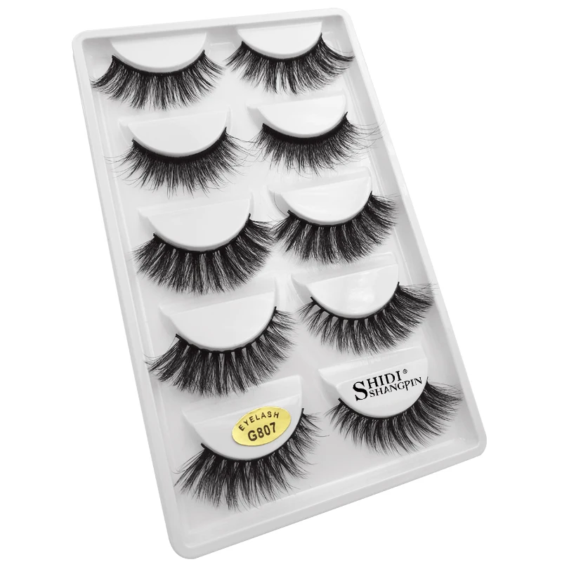 10 lots wholesale price mink eyelashes hand made false eyelash natural long 3d mink lashes makeup natural false lashes in bulk