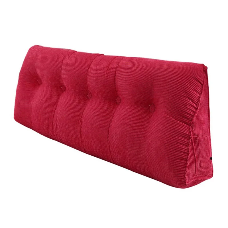 Новая прикроватная подушка хлопок КЛИН Подушка для кровати моющаяся подушка большая дышащая кровать плюшевые подушки украшение дома