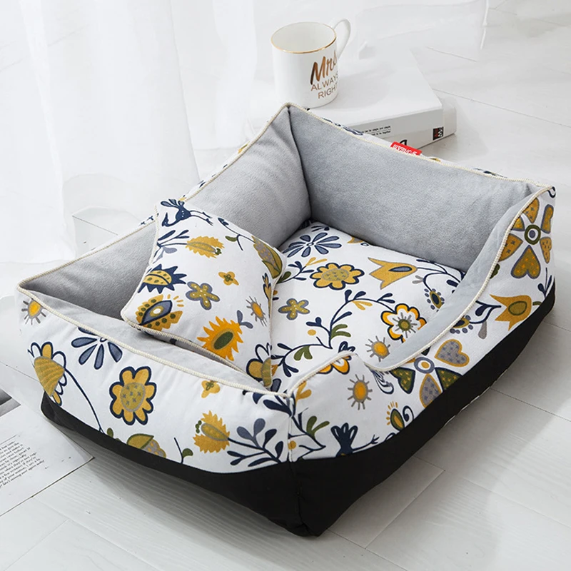 

JORMEL Pet Dog Bed Soft Material Pet Dog Fall and Winter Warm Nest Kennel For Cat Warming Dog House Puppy Plus size