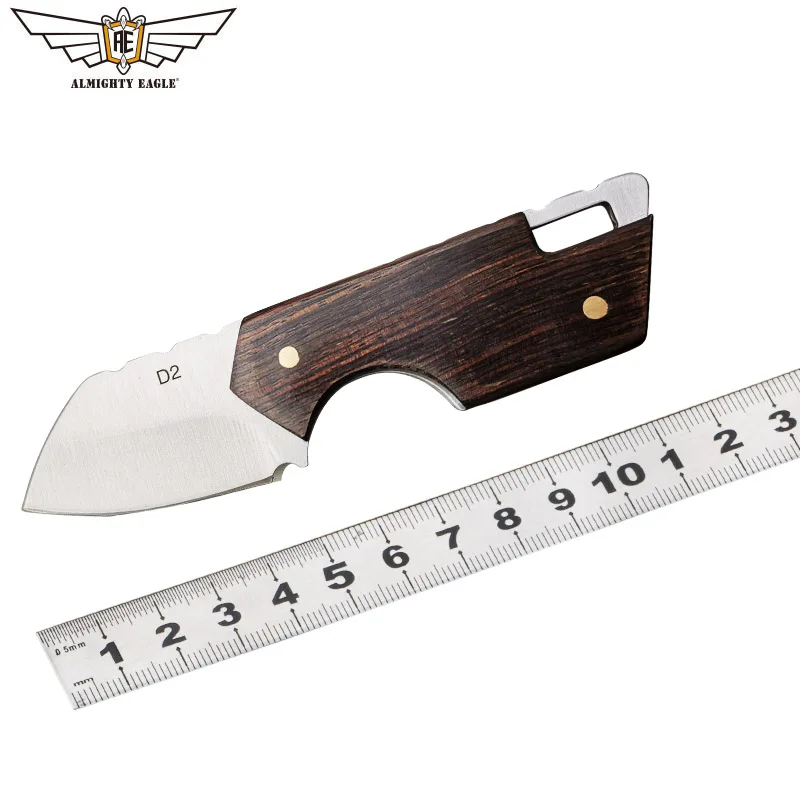 

ALMIGHTY EAGLE Mini Straight Blade Knife wood handle Knifes stainless steel EDC tools Survival Hunting Camping Outdoor tool