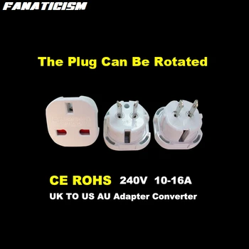 Buy 500pcs 9628 UK To US AU Plug Adapter Converter CE International Universal Travel AC Power Socket Electrical Plug Adaptor