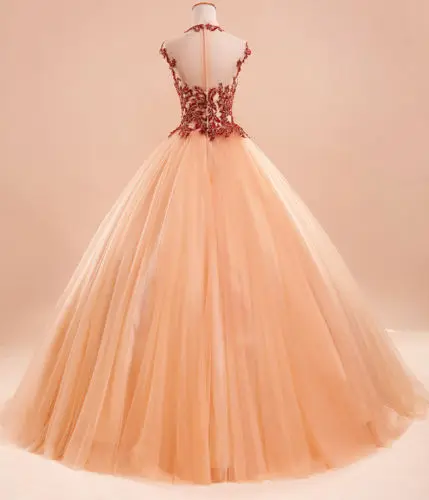 Sweet 16 Dresses Quinceanera Dresses Debutante Gown Vestido 15 Anos Emma Watson Beading Applique Organza Luxury