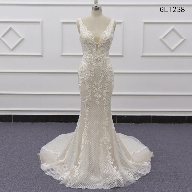 

Eslieb High-end custom made lace Wedding dresses Vestido de Noiva 2019 Wedding dress