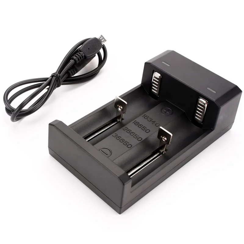 Зарядное устройство Sofirn с 2 слотами USB для 18650 16340 36650 26650 зарядное литиевых