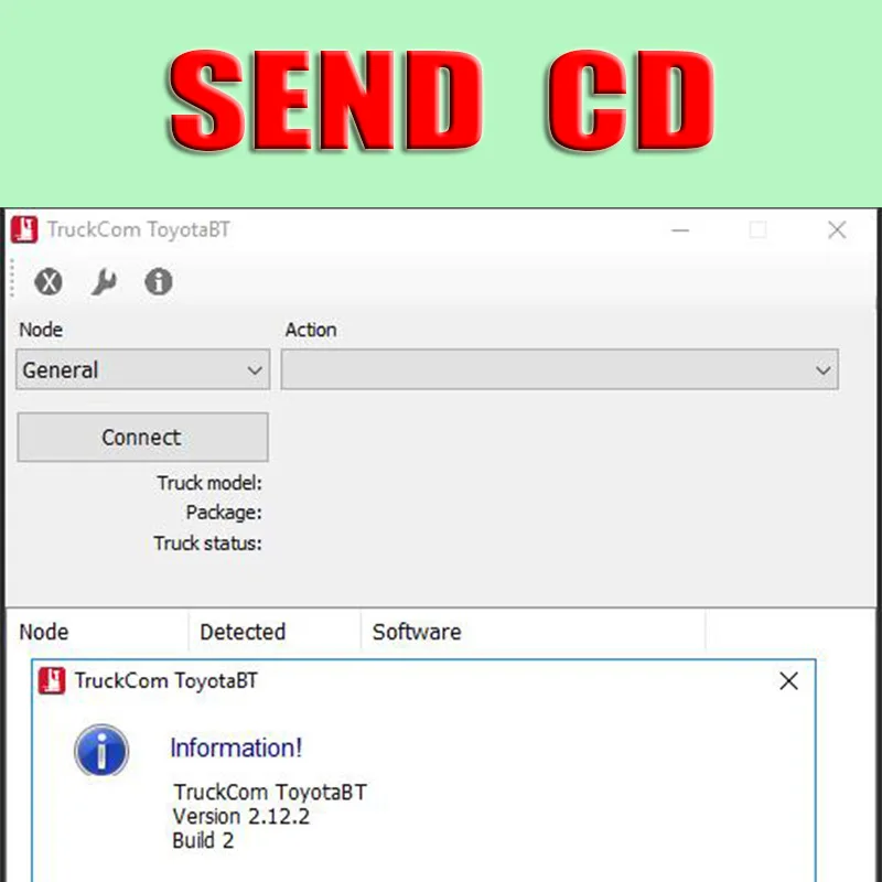 Горячая TruckCom ToyotaBT BT TE V2.12.6 Rev4 [01,] грузовик Com для Toyota Full Multilanguage - Цвет: send cd