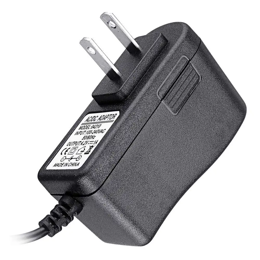4,2 V 500 mAh зарядное устройство питания прямой адаптер Перезаряжаемый 18650 литиевая вилка 110-220 V для 18650 полимерного лития