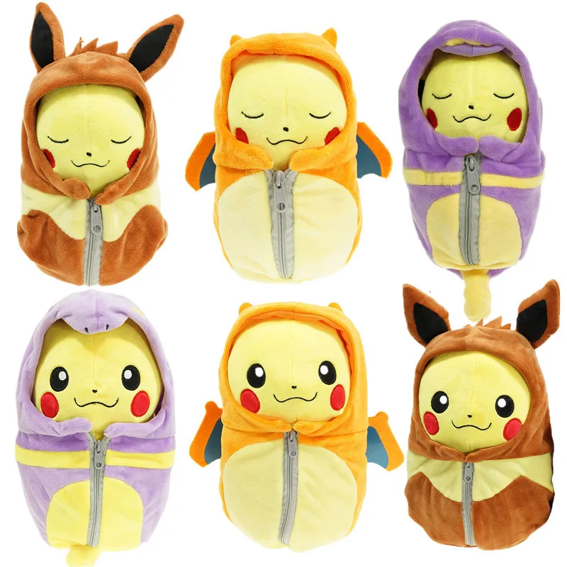 pikachu in charizard costume plush