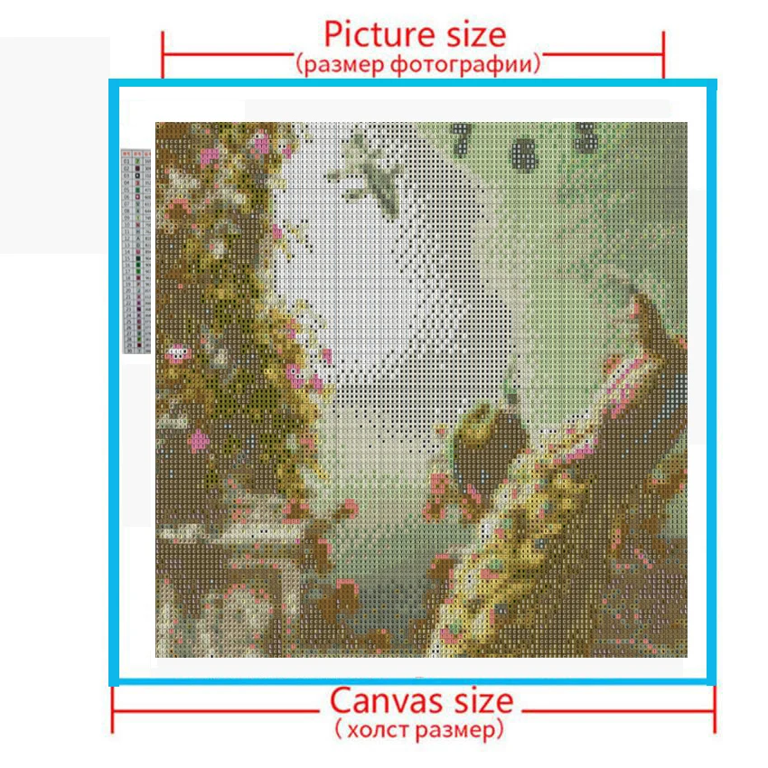 UzeQu полный алмазная вышивка религиозный Лотос цветок 5D DIY живопись крестом