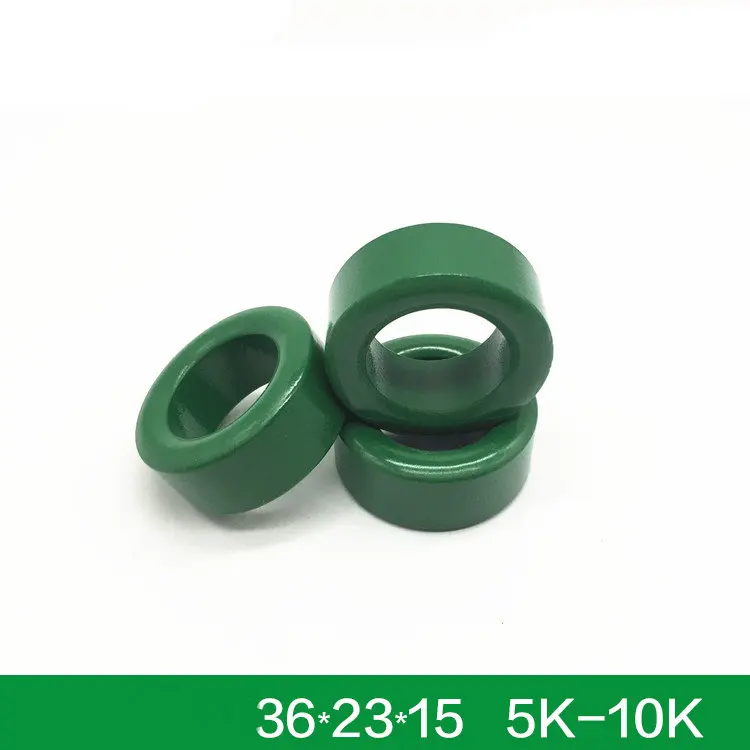 

Manganese-zinc Ferrite Sprayed Magnetic Ring 36*23*15 Anti-interference Filter Working Mode with High Conductivity 5K-10K