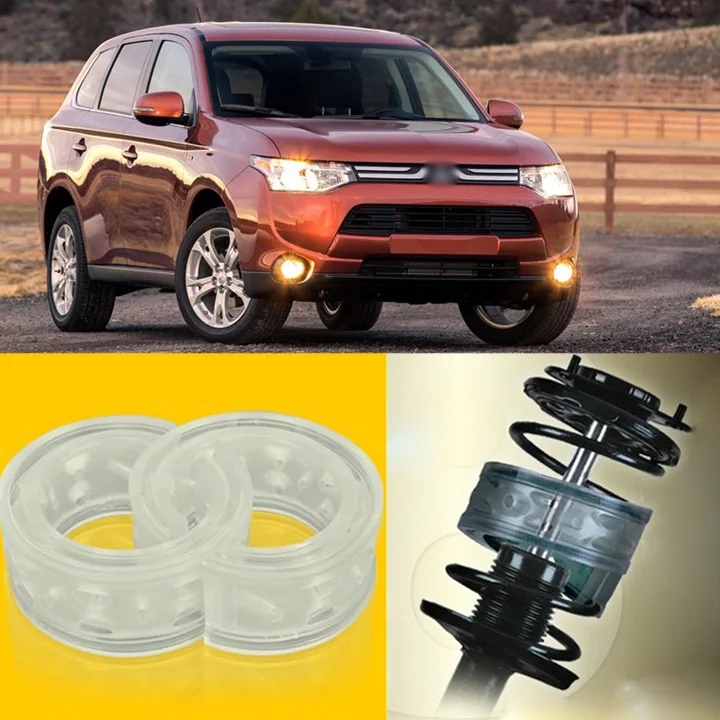 2 шт. передняя/задняя амортизирующая подушка для Mitsubishi Outlander|spring bumper|suspension