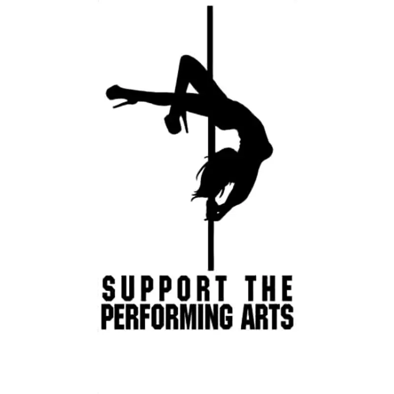 

13.6CM*22.9CM Support The Performing Arts Funny Dancer Car Sticker Decoration And Decals Accessories for LAND ROVER defender