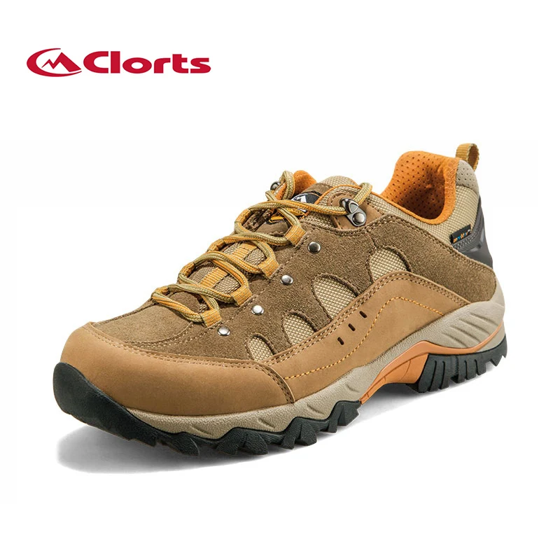 

2019 Clorts Mens Walking Shoes Waterproof Outdoor Shoes Climbing Travel Sports Shoes Nubuck For Men Free Shipping HKL-815A/B