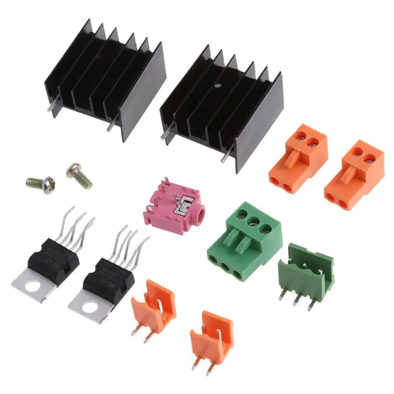 1x2x18 Вт TDA2030A 2,0 двойной трек TDA2030A аудио усилитель плата модуль DIY Kit