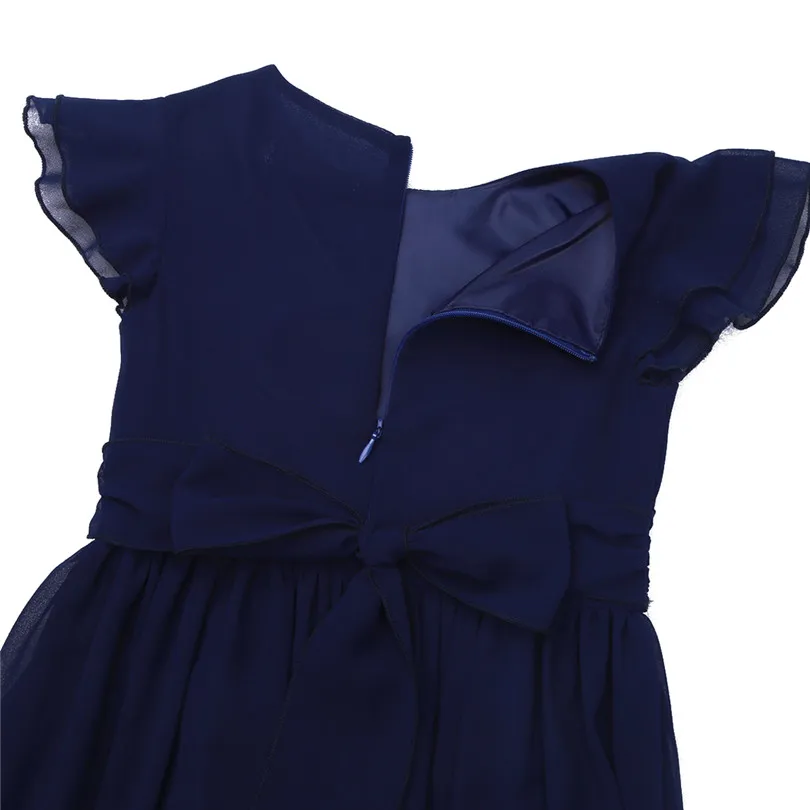iEFiEL Sleeveless Kids Teenage Flower Girl Dress Floor Length Pageant Wedding Party Formal Occassion Wedding Girls Tulle Dress- HTB1fWIccJLO8KJjSZFxq6yGEVXaz