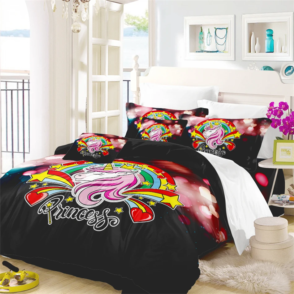 Romantic Unicorn Bedding Set -Unicorn Fashion