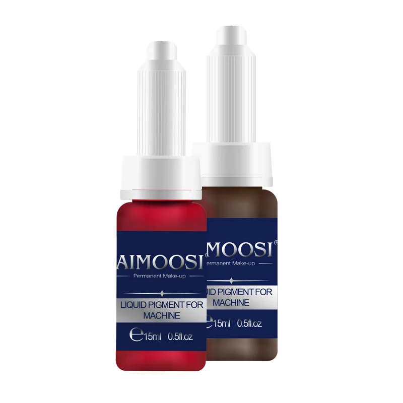 

1Pcs Aimoosi Eyebrow Lips Tattoo Ink 18 colors can be choose Professional Permanent Tattoo Makeup Free Shipping Goodchie Quality