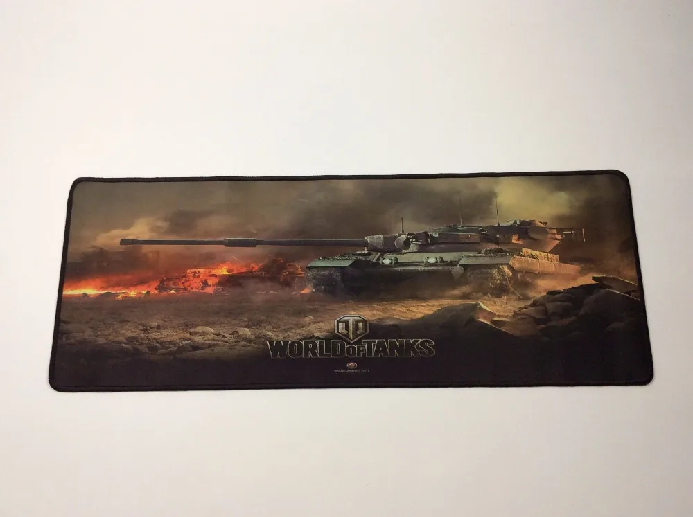  Congsipad World of Tanks Free Shipping Locking Edge Rubber Pad Mouse Mat Desk Pad Keyboard Pad for 
